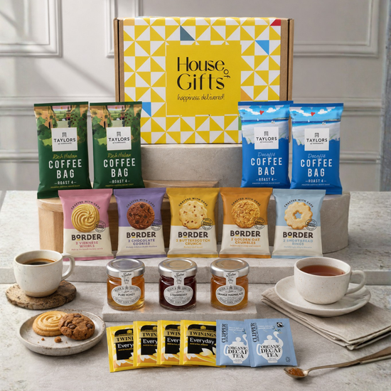 Afternoon Tea, Biscuits & Coffee Hamper Gift