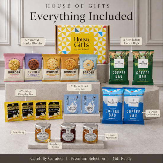 Afternoon Tea, Biscuits & Coffee Hamper Gift