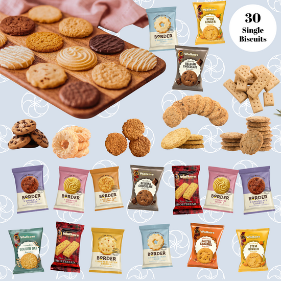 Biscuit Gift Hamper with Border & Walkers Biscuits