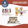 Afternoon Tea & Biscuit Hamper Gift Set with Strawberry Jam, Pure Honey & Biscuits – British Hampers for Women, Men or Grandparents – Biscuit Gift Box for Sharing, Birthdays, or Thank You