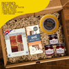 Charcuterie and Cheese Gift Box Hamper – Artisan Cheese and Chutney with Savoury Crackers, Gourmet Relish & Onion Chutney – Cheese's Board Hamper Gift Set, Christmas Hampers Set