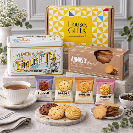 Deluxe Biscuits & Fine Afternoon Tea Hamper Gift Set