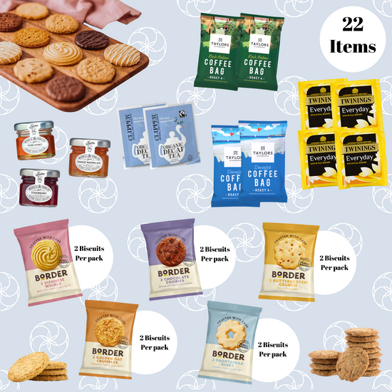 Afternoon Tea , Biscuits & Coffee Hamper Gift