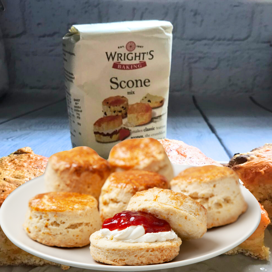 Afternoon Tea Hamper, Scones, Tea, Jam & Biscuits