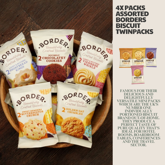 Tea Gift Set Hamper | Border Biscuits, Tiptree Jam & English Tea Tins