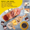 Charcuterie and Cheese Gift Box Hamper – Artisan Cheese and Chutney with Savoury Crackers, Gourmet Relish & Onion Chutney – Cheese's Board Hamper Gift Set, Christmas Hampers Set
