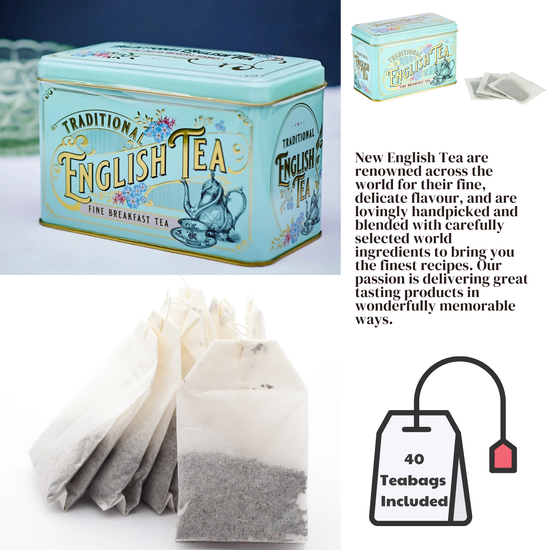 Afternoon Tea Gift Hamper  New English Teas, Border Biscuits & Tiptree Jams