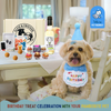 Dog Birthday Treat Hamper for Boys (Blue)
