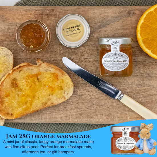 Peter Rabbit Afternoon Tea Hamper Gift Set with Teas, Jam, Marmalade & Biscuits – Elegant Biscuit Gift Box with Tea Selection – Versatile Hamper for Birthdays, Thank You, Care Packages, or Gatherings