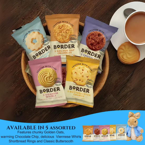 Peter Rabbit Afternoon Tea Hamper Gift Set with Teas, Jam, Marmalade & Biscuits – Elegant Biscuit Gift Box with Tea Selection – Versatile Hamper for Birthdays, Thank You, Care Packages, or Gatherings