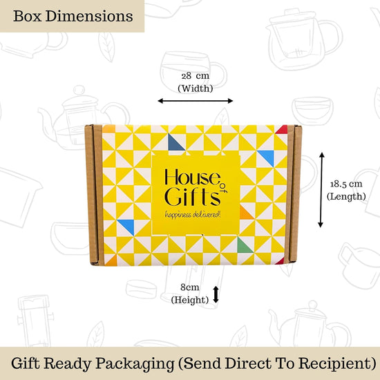 Gluten Free Snacks Hamper With Nomo Chocolate, 8 Walkers Shortbread Biscuits & Afternoon Tea Tin with 40 Teabags | For Her or Him | Coeliac Friendly