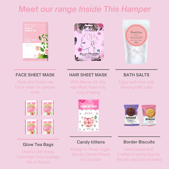 Hug in a Box Pamper Gift Set for Her | Self Care & Get Well Gift