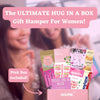 Hug in a Box Care Package for Her Pamper Gift Set For Women With Bath Salts, Masks & Food for a Relaxation Spa day at home | Gift for Her | Gift for Mums