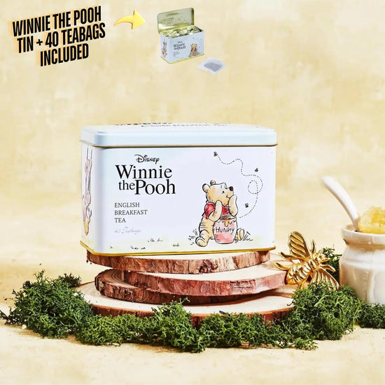 Pooh Bear Tea Tin Hamper Gift Set for Tea Lovers