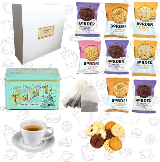 Luxury British Tea & Biscuit Hamper Gift Box