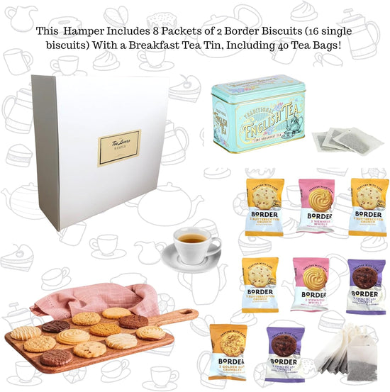 Luxury British Tea & Biscuit Hamper Gift Box