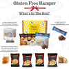 Gluten Free Snacks Hamper With Nomo Chocolate, 8 Walkers Shortbread Biscuits & Afternoon Tea Tin with 40 Teabags | For Her or Him | Coeliac Friendly