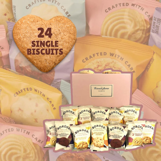 Luxury Border Biscuits Hamper Gift Set For Her