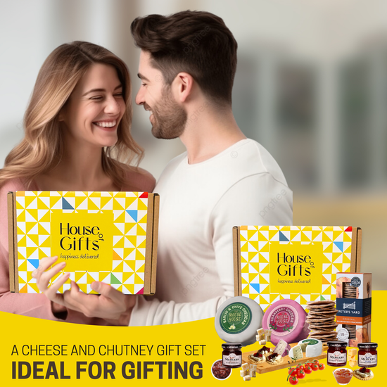 Luxury Cheese & Cracker Gift Hamper | Chutneys & Creamy Truckles