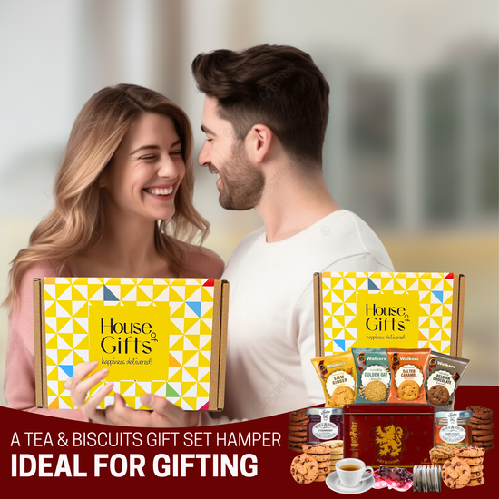 Afternoon Tea Harry The Wizard Luxury & Biscuit Hamper Tea Tin, Honey, Jam & Biscuits – Perfect Teas and Biscuits Gifts for Women, Men or Grandparents – Premium Snacks