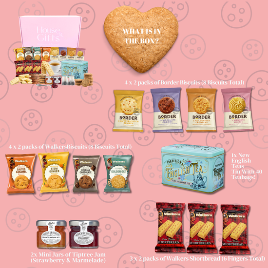 English Breakfast Tea & Biscuits Hamper - Gift for Her