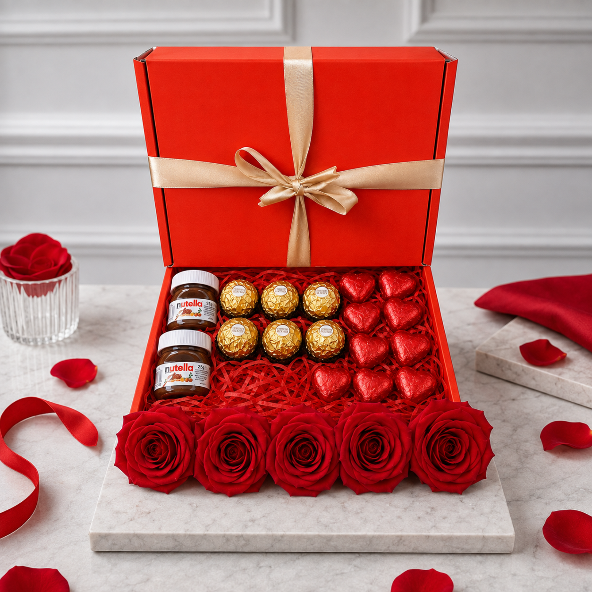 Chocolate Bouquet Hamper Gift Box for Her