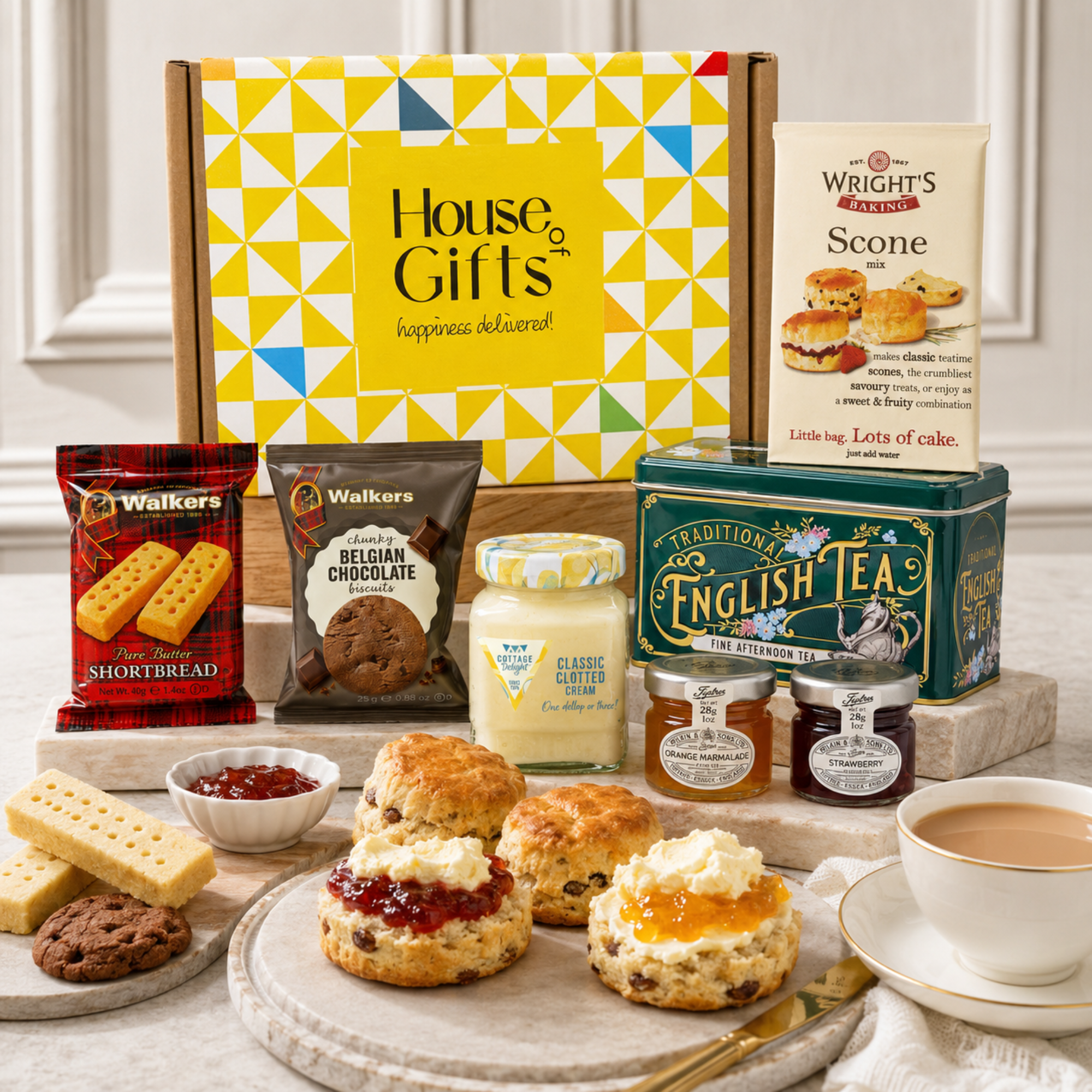 Afternoon Cream Tea & Scones Hamper
