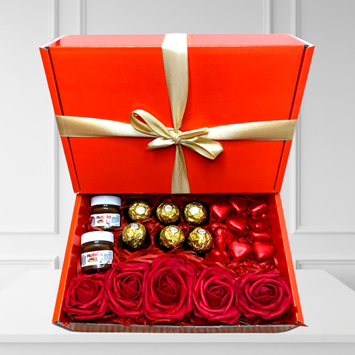 Chocolate Bouquet Hamper Gift Box for Her