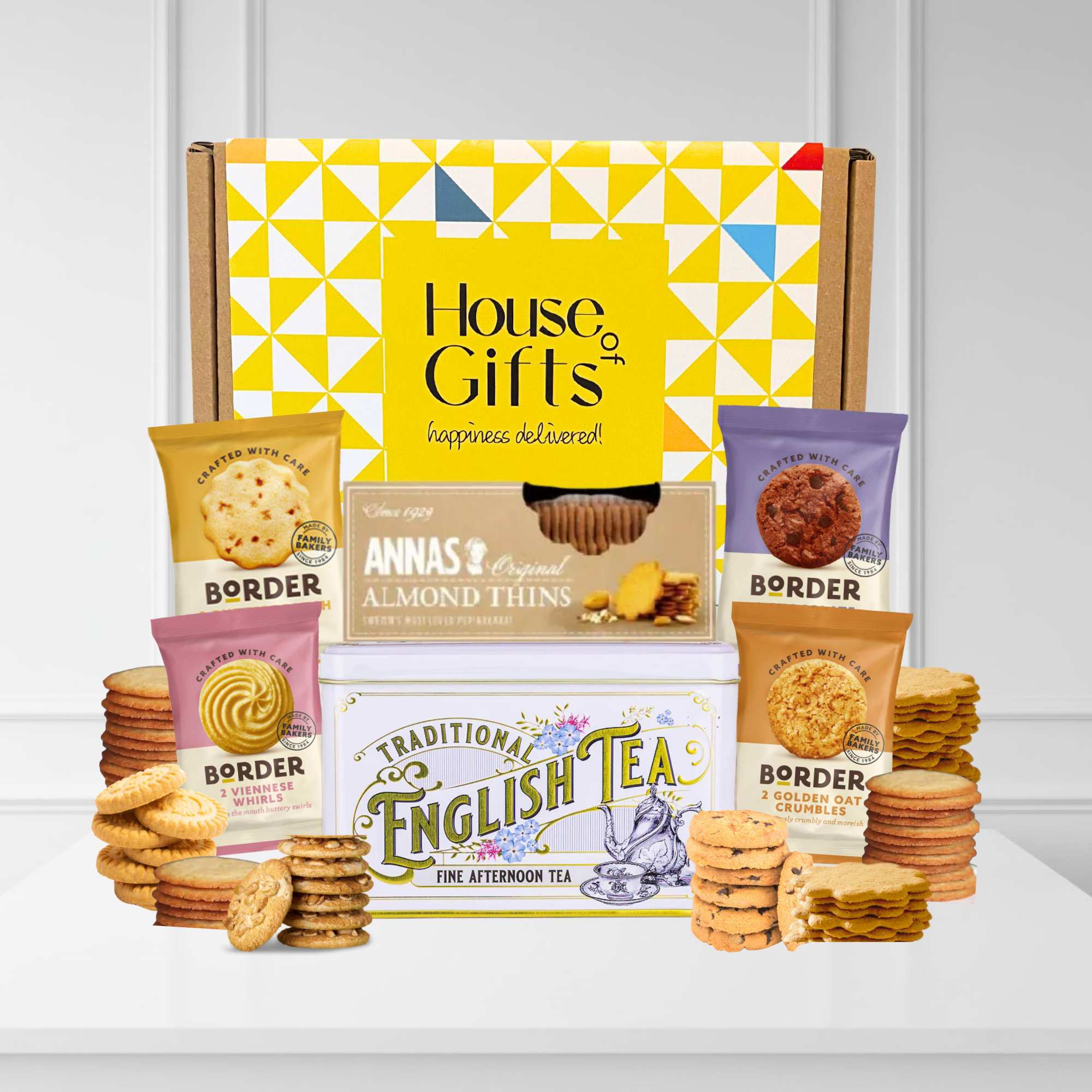Deluxe Biscuits & Fine Afternoon Tea Hamper Gift Set