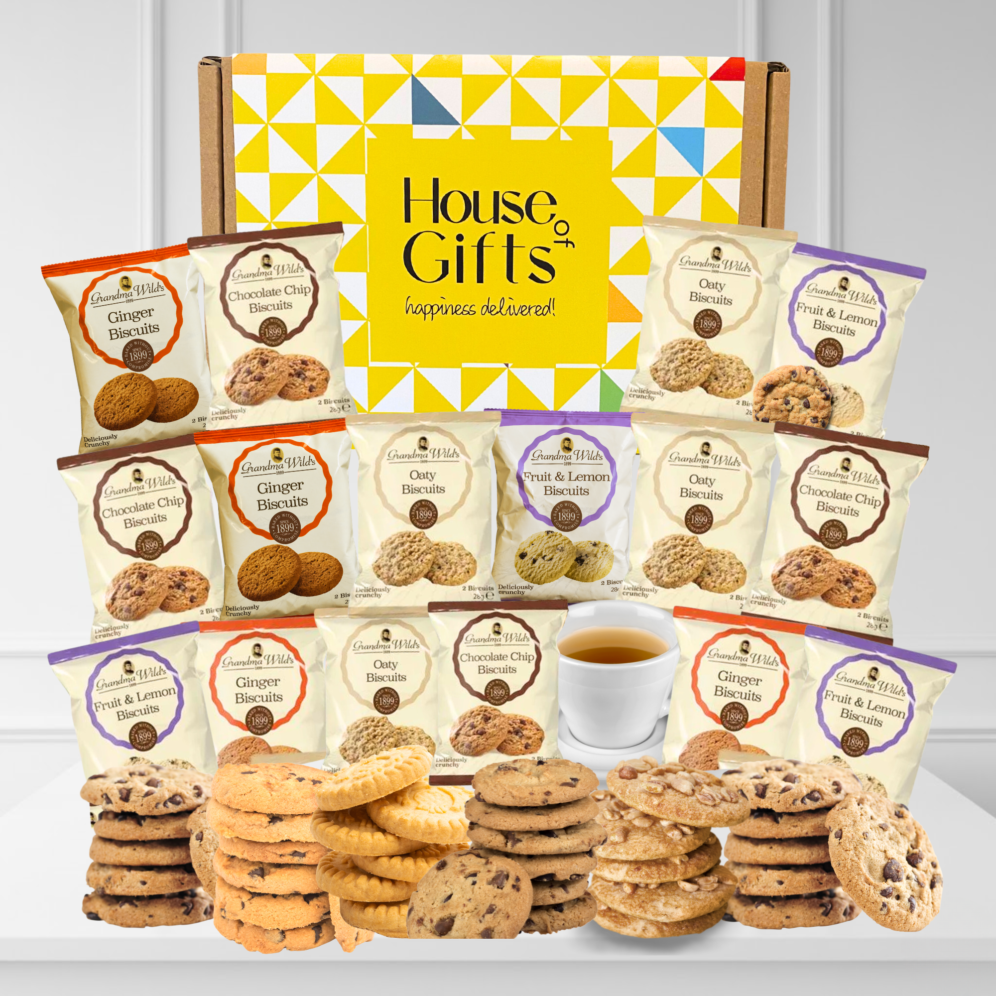 Grandma Wild’s Classic Biscuits Hamper Gift Box 16 Packs
