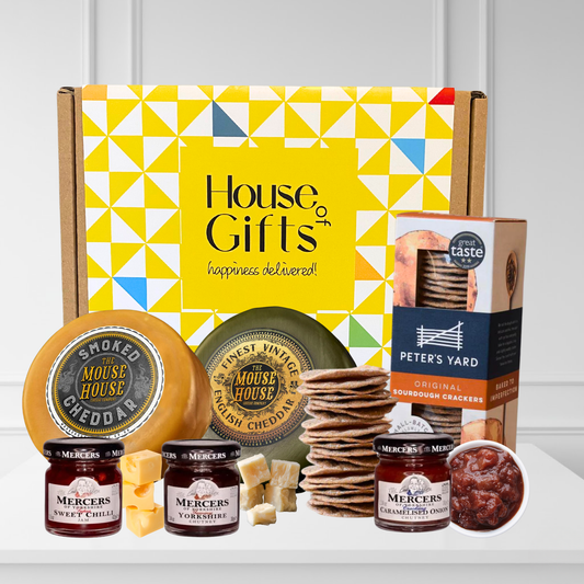 Cheese Hamper , Chutney & Crackers Gift Set