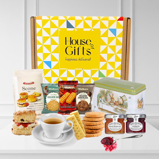 Afternoon Tea Hamper, Scones, Tea, Jam & Biscuits