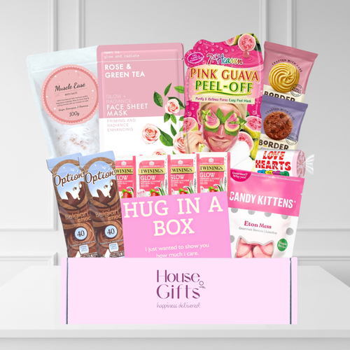 Hug in a Box Pamper Gift Set for Her | Self Care & Get Well Gift