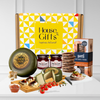 Luxury Cheese & Chutney Mini Hamper Gift Box with Mature Cheddar Truckle, Hot Chilli Jam, Sweet Chilli Jam & Savoury Crackers – Artisan Cheese Board Hampers Gift Set, Christmas Platter