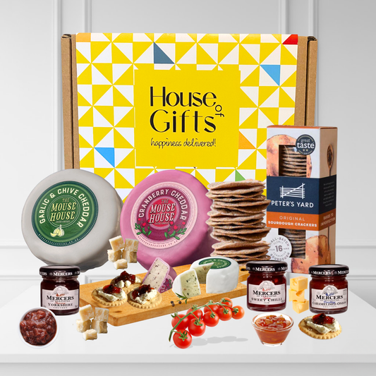 Luxury Cheese, Chutney And Cracker Gift Box